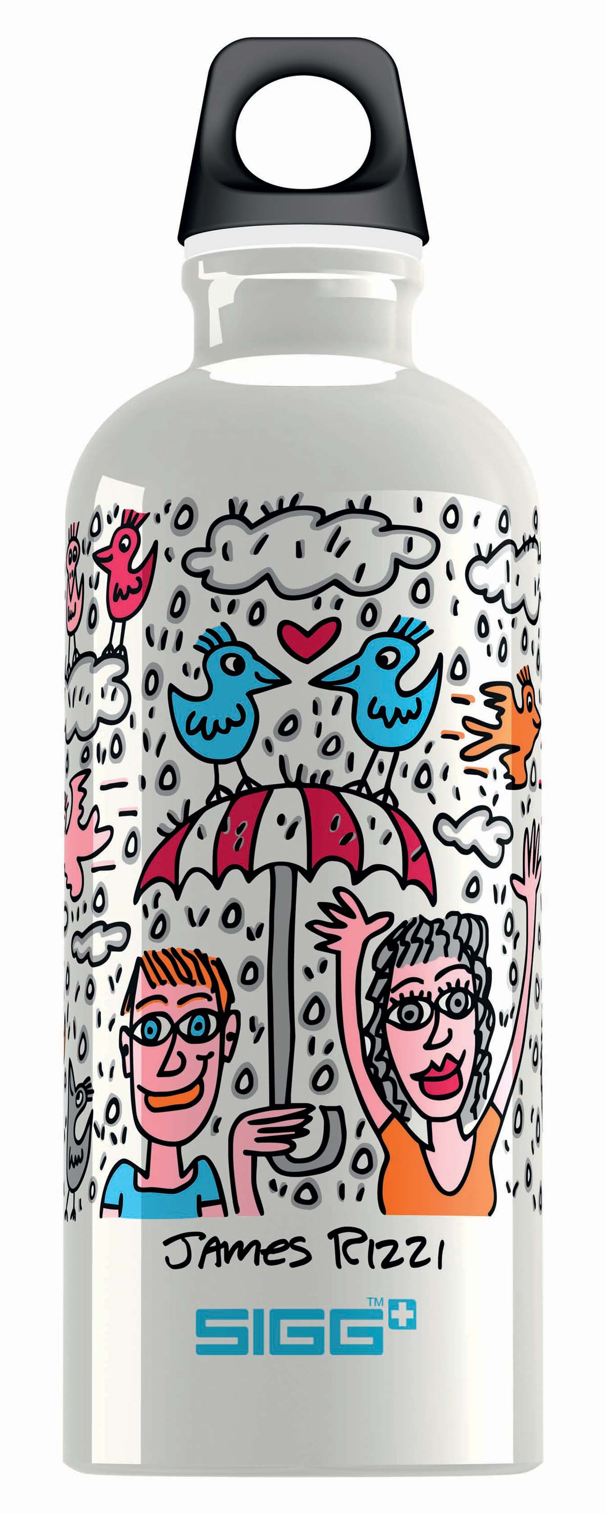 La borraccia ecologica in alluminio Sigg by James Rizzi