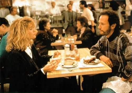 Una scena del film "Harry, ti presento Sally"