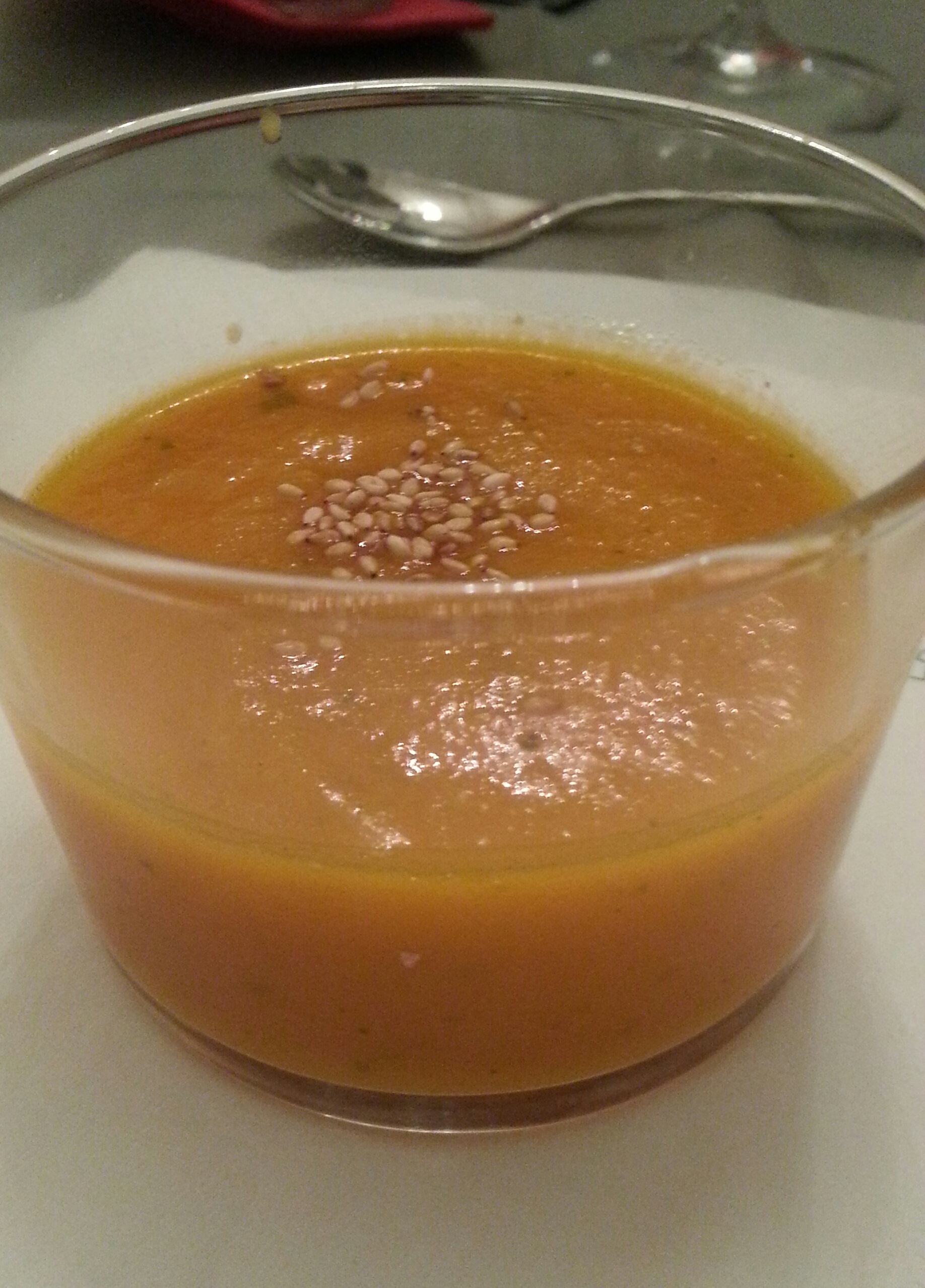 Crema di carote allo zenzero