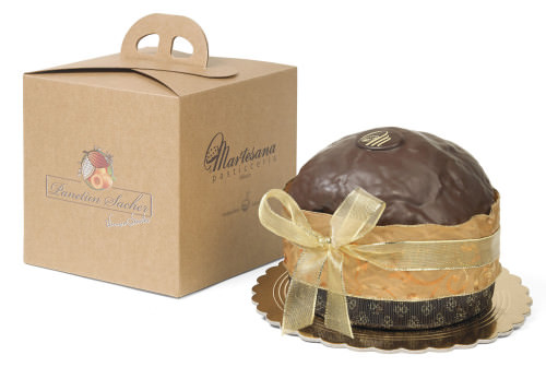 Il Panetùn Sacher della Pasticceria Martesana di Milano