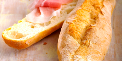 Pane tradizionale campano e Prosciutto San Daniele